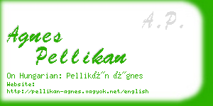 agnes pellikan business card